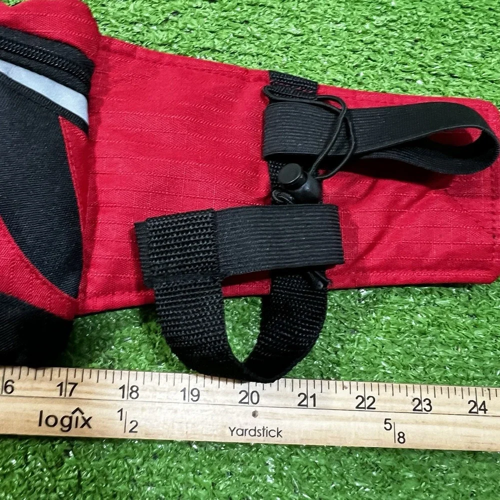 Vintage Fanny Pack Red Hiking‎ Outward HOUND 1990s Pet Gear Dog Park Logo NWOT